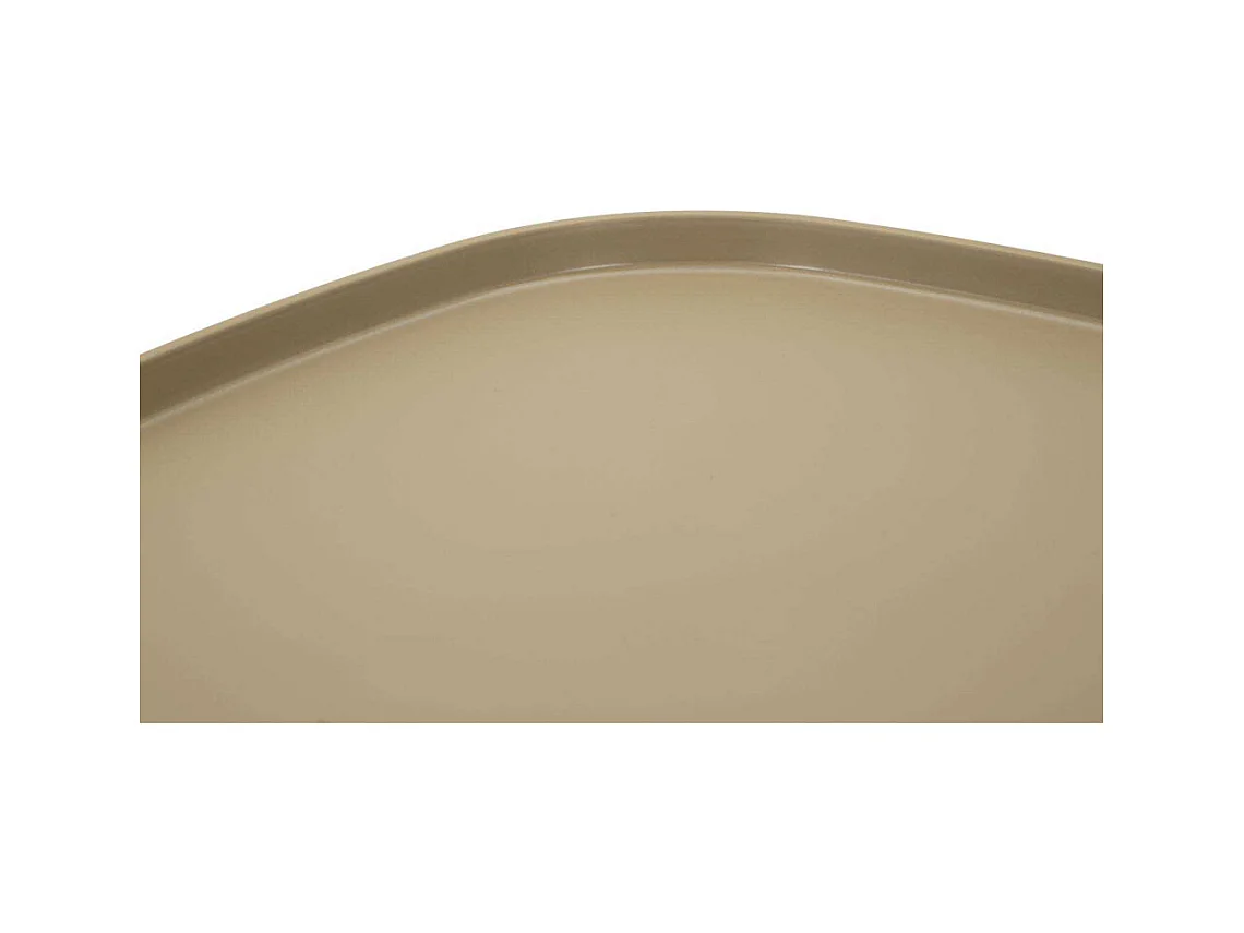 Table en plastique gris tourterelle 48x48x38 cm