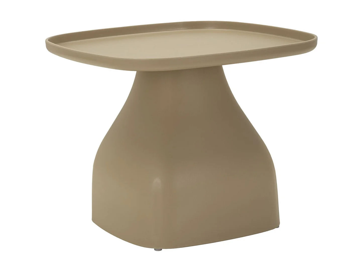 Table d'Appoint Carrée "Gea" 38cm Gris
