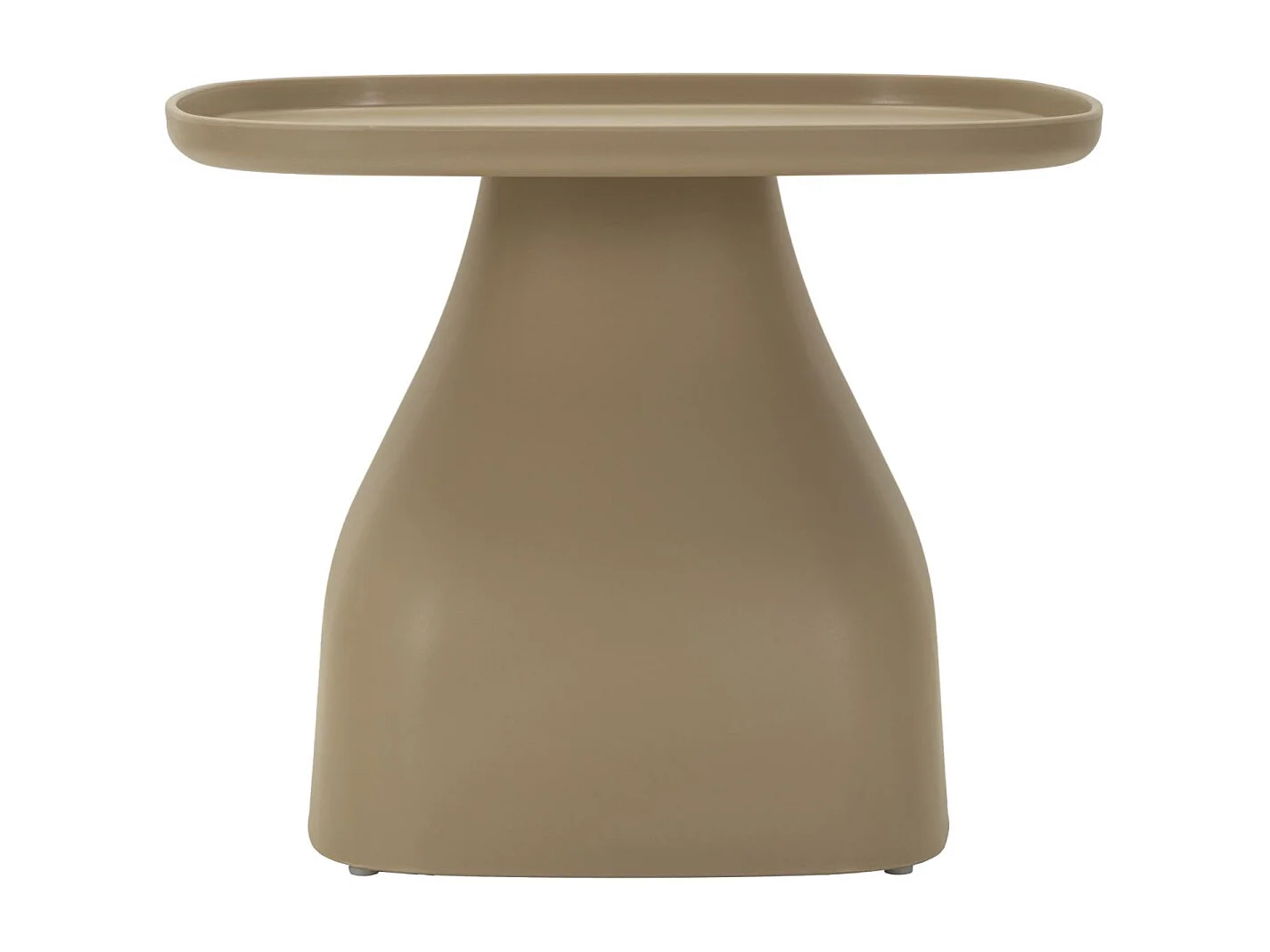 Table d'Appoint Carrée "Gea" 38cm Gris