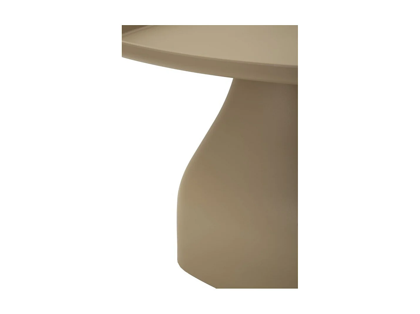 Table d'Appoint Carrée "Gea" 38cm Gris