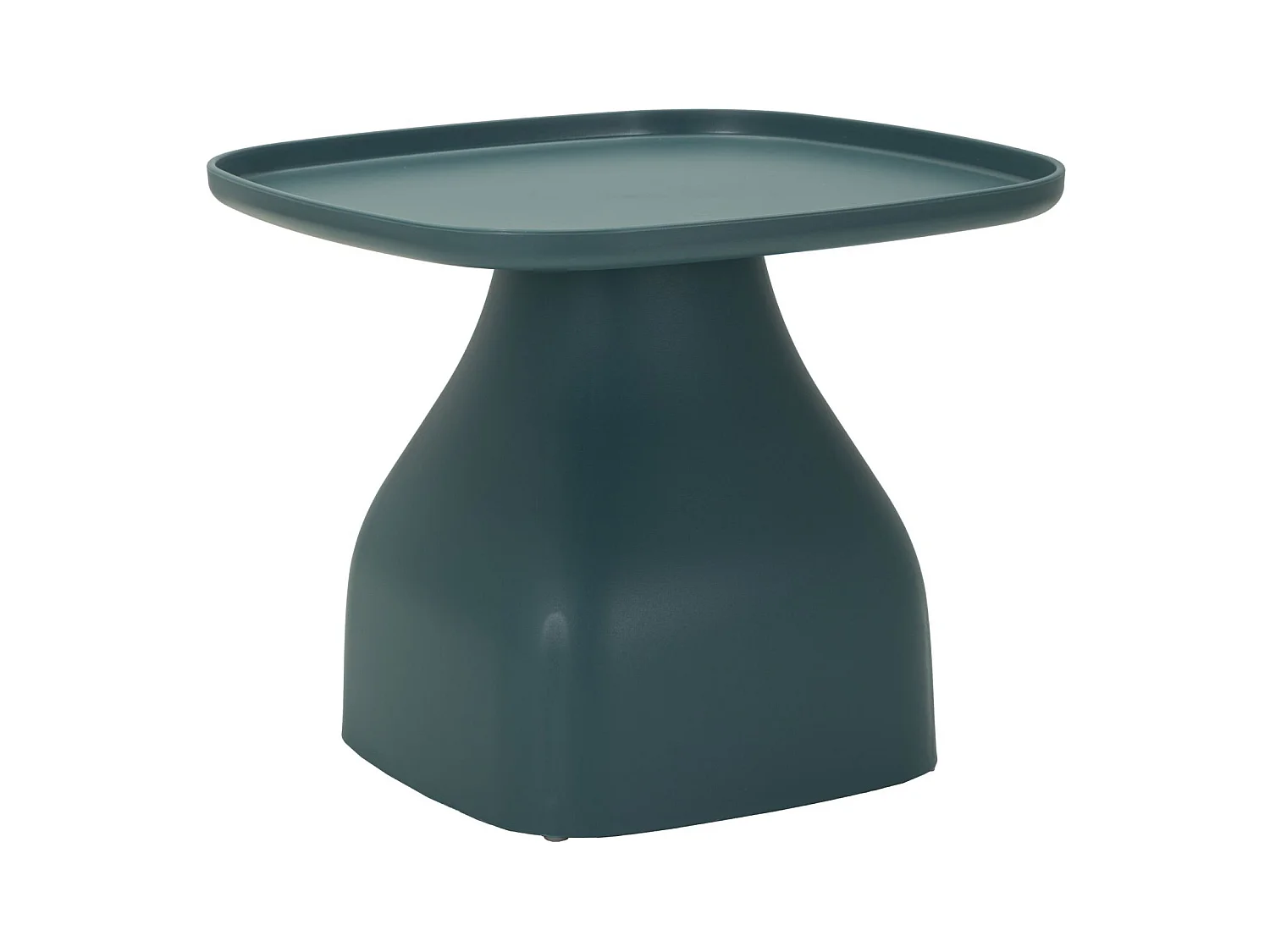 Tavolinetto in plastica blu cm 48x48x38