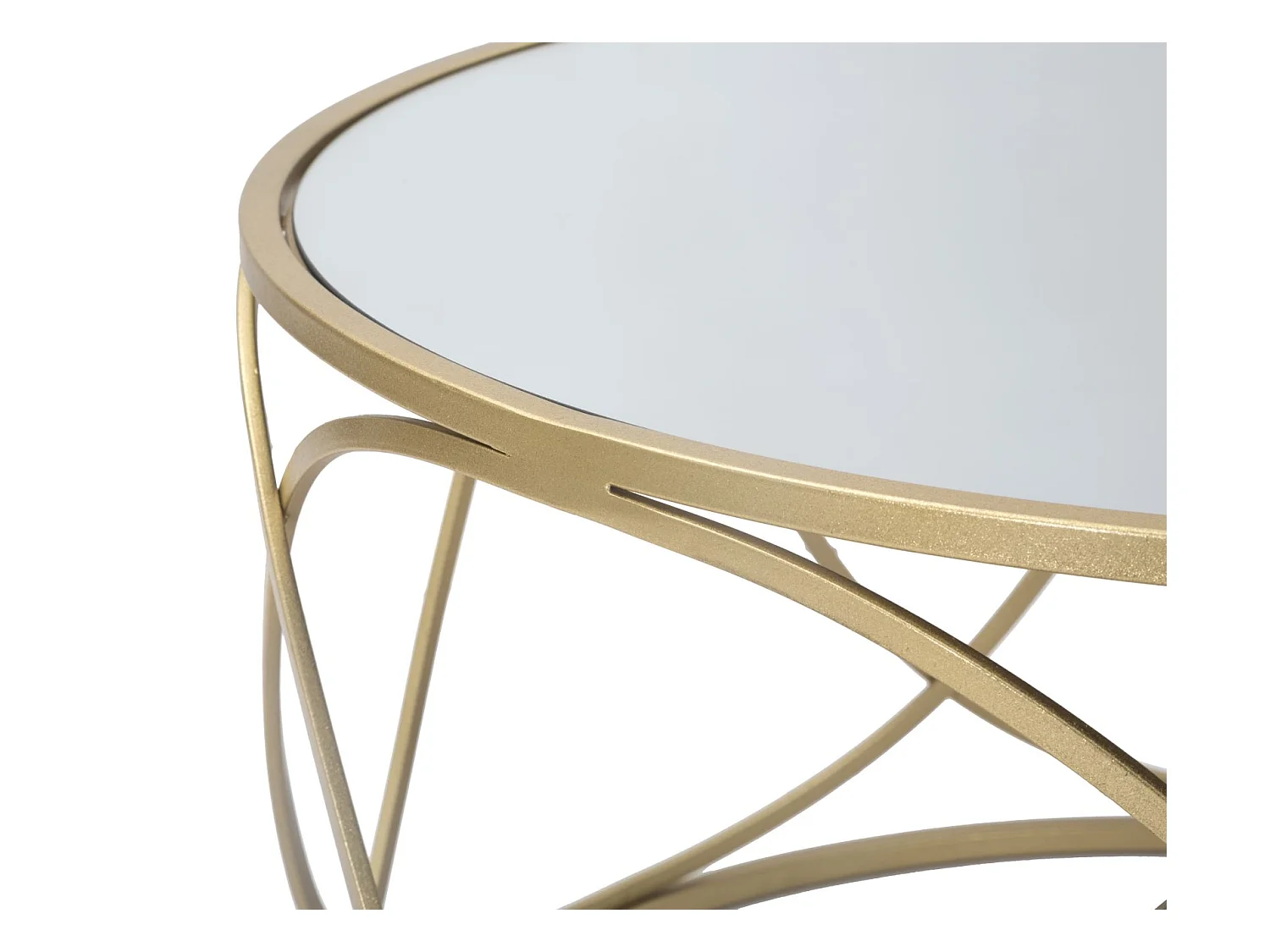 Table Basse Design "Lury" 70cm Or