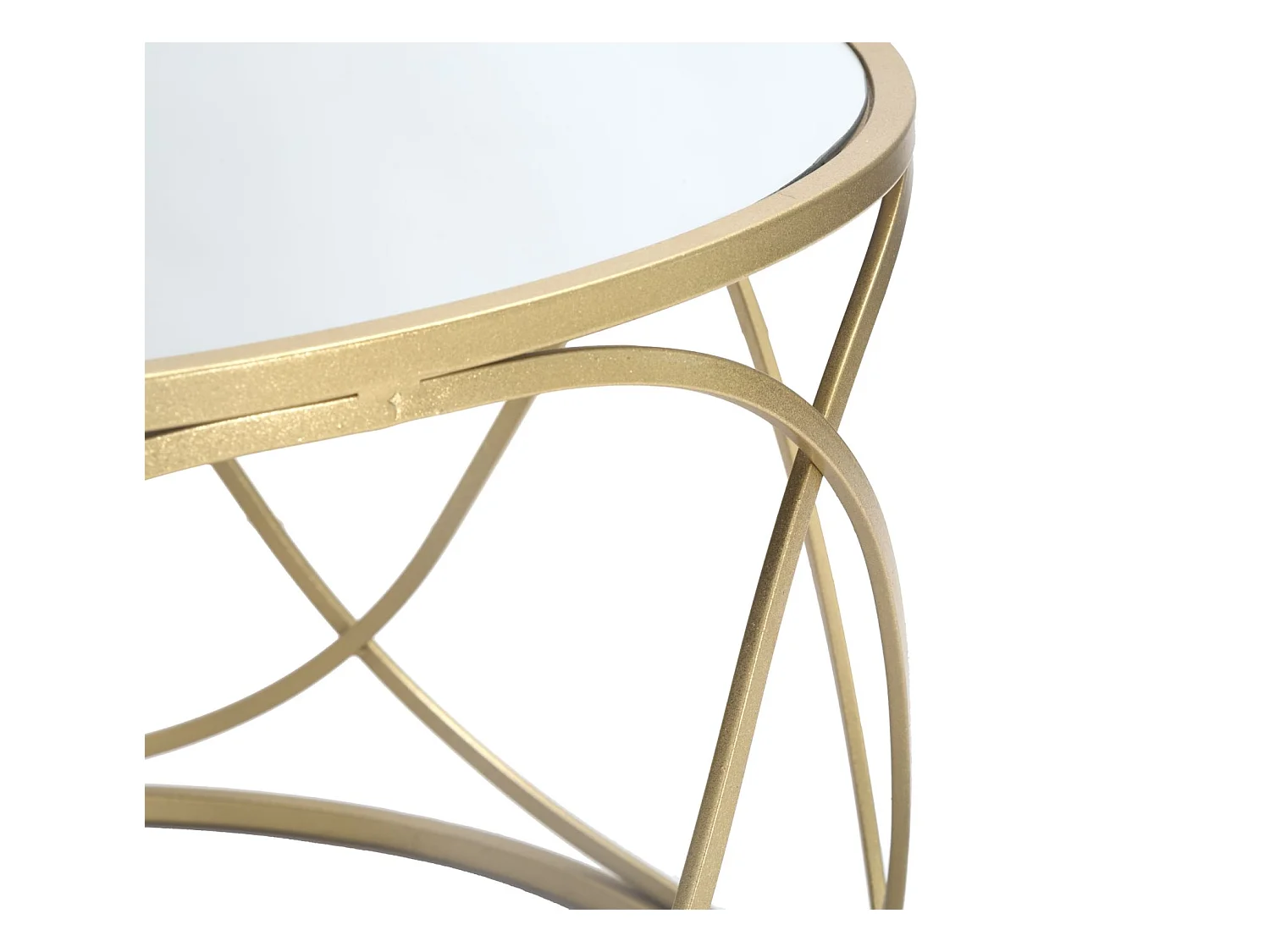 Table Basse Design "Lury" 70cm Or