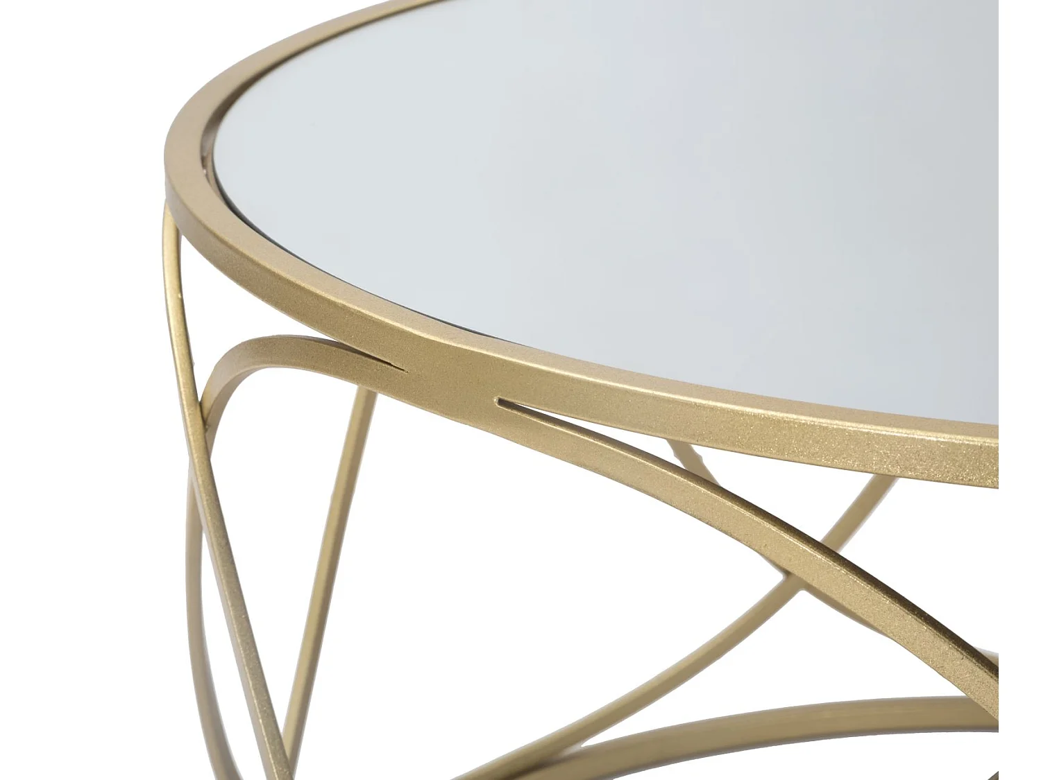 Table Basse Design "Lury" 70cm Or