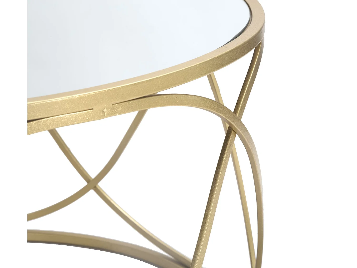 Table Basse Design "Lury" 70cm Or