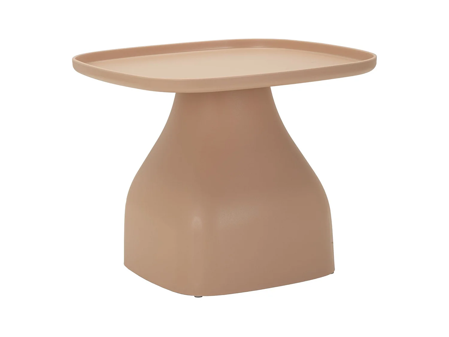 Tavolinetto in plastica rosa cm 48x48x38