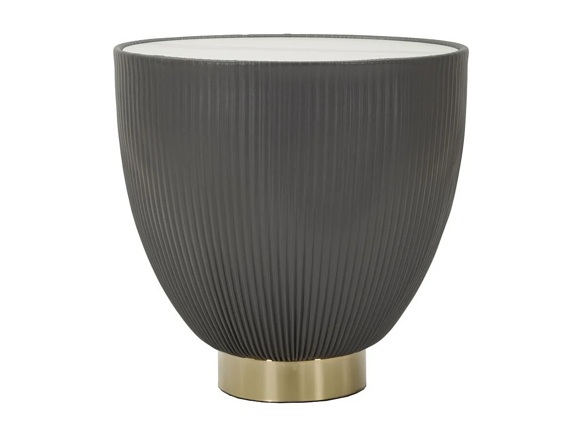 Table Basse Design "Elge" 46cm Gris