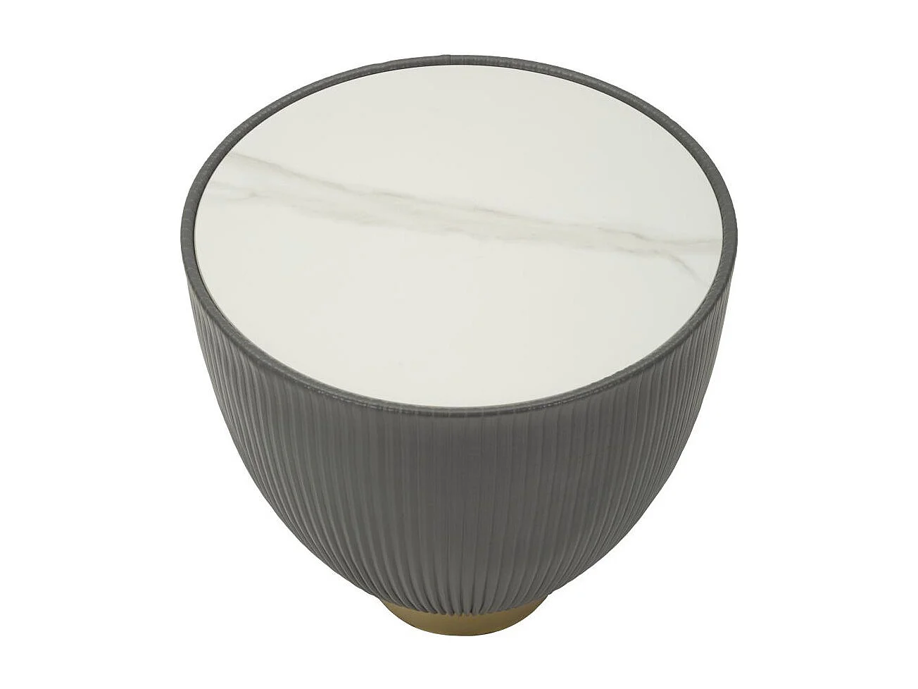 Table Basse Design "Elge" 46cm Gris