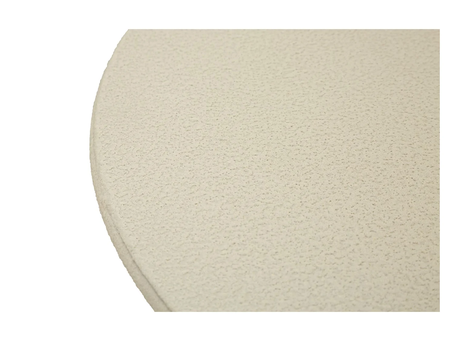 Table basse en métal crème cm ø 45x58