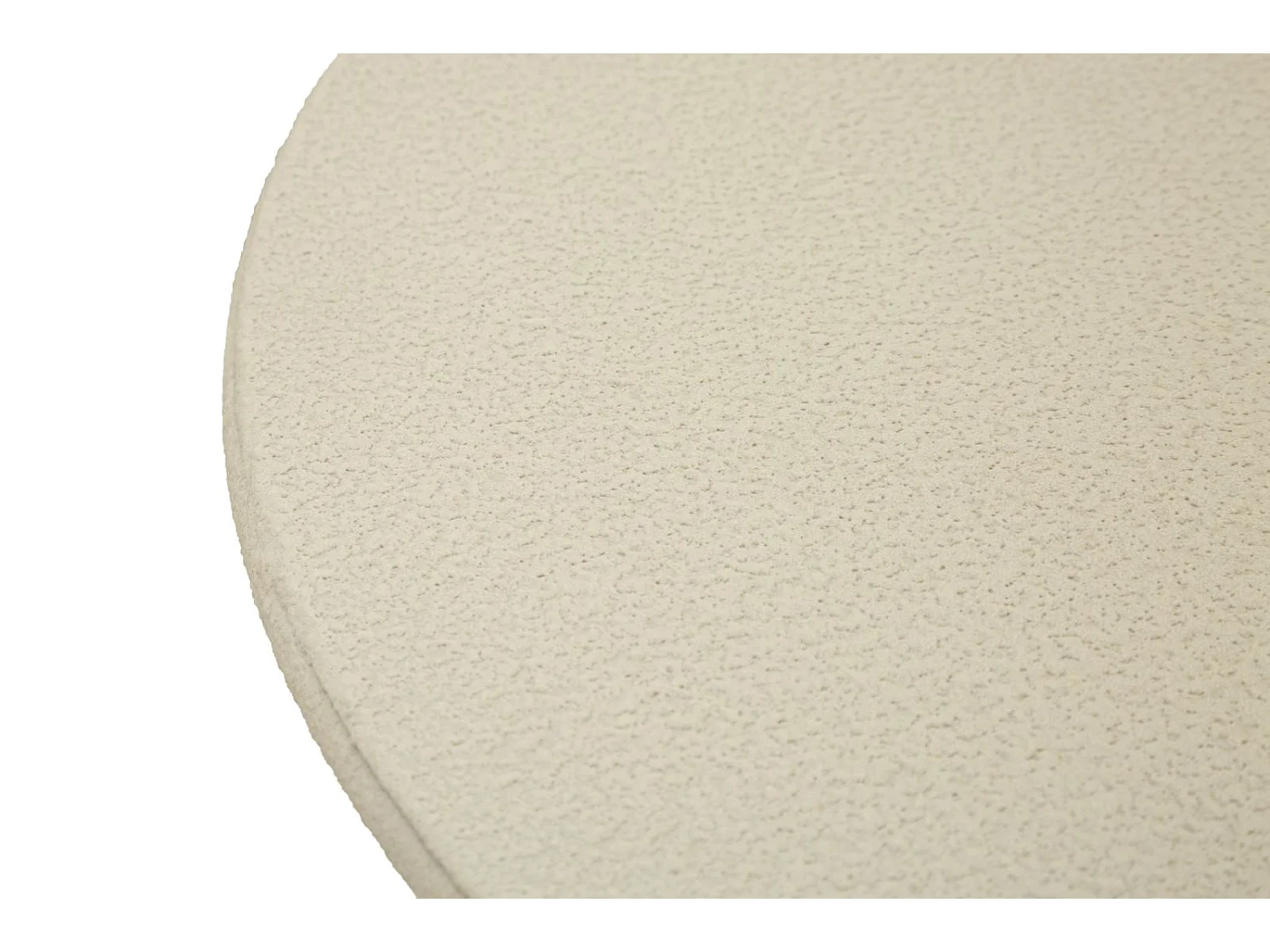 Table basse en métal crème cm ø 45x58