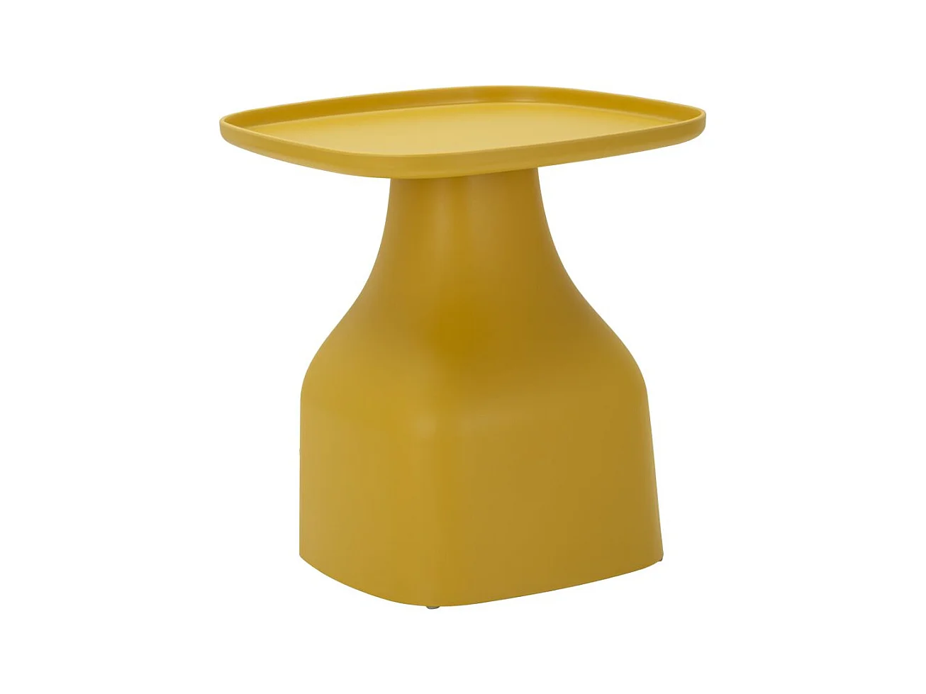 Table en plastique jaune cm 48x48x50