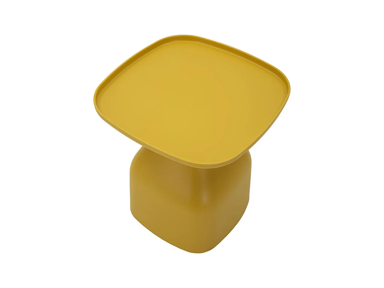 Table en plastique jaune cm 48x48x50