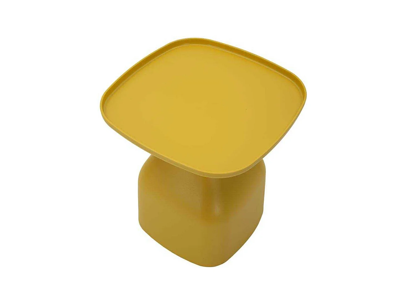 Table en plastique jaune cm 48x48x50
