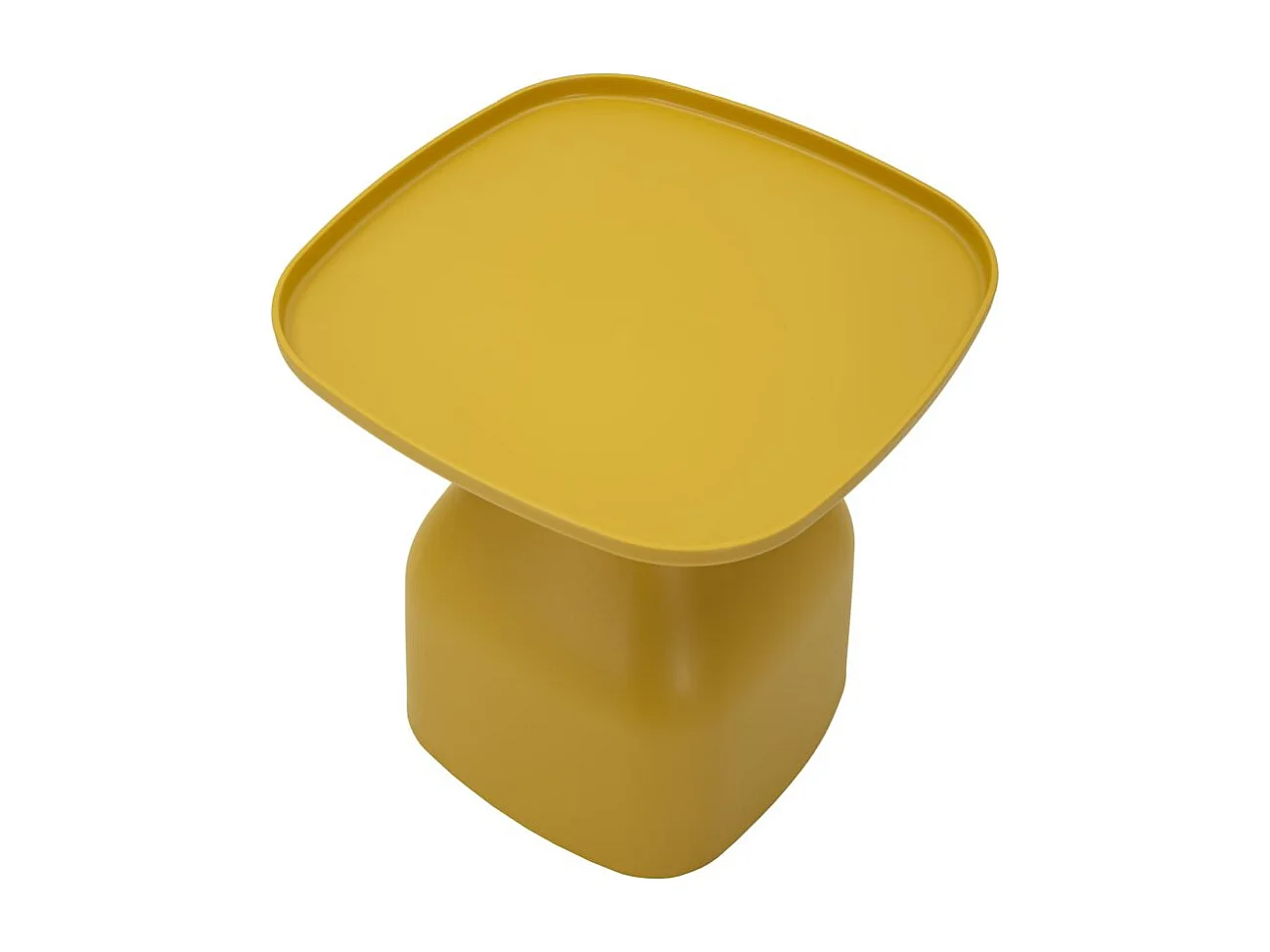 Table en plastique jaune cm 48x48x50