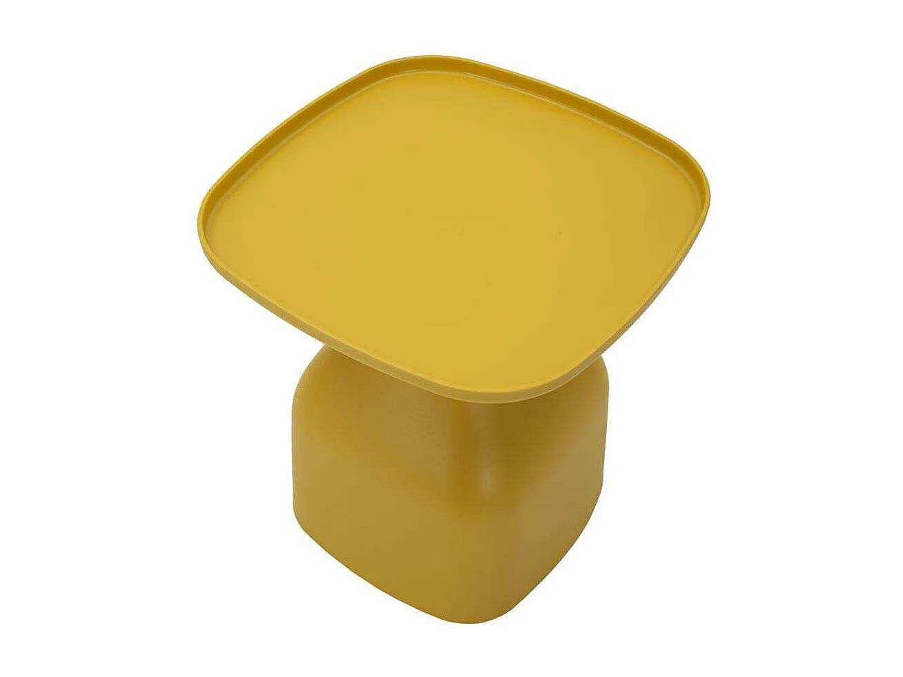 Table en plastique jaune cm 48x48x50