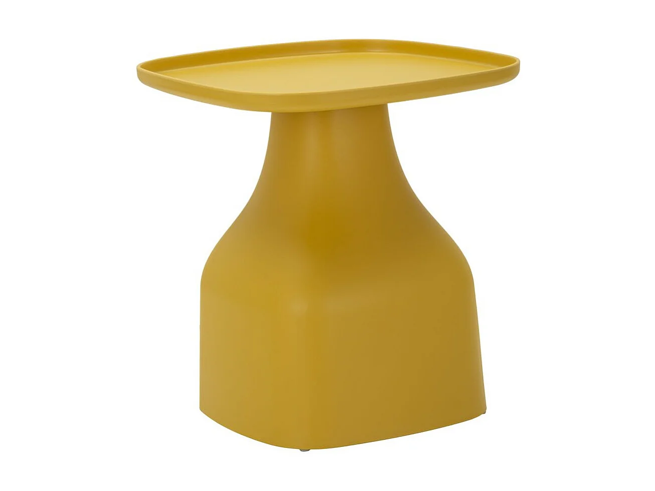 Table d'Appoint Carrée "Gea" 50cm Jaune