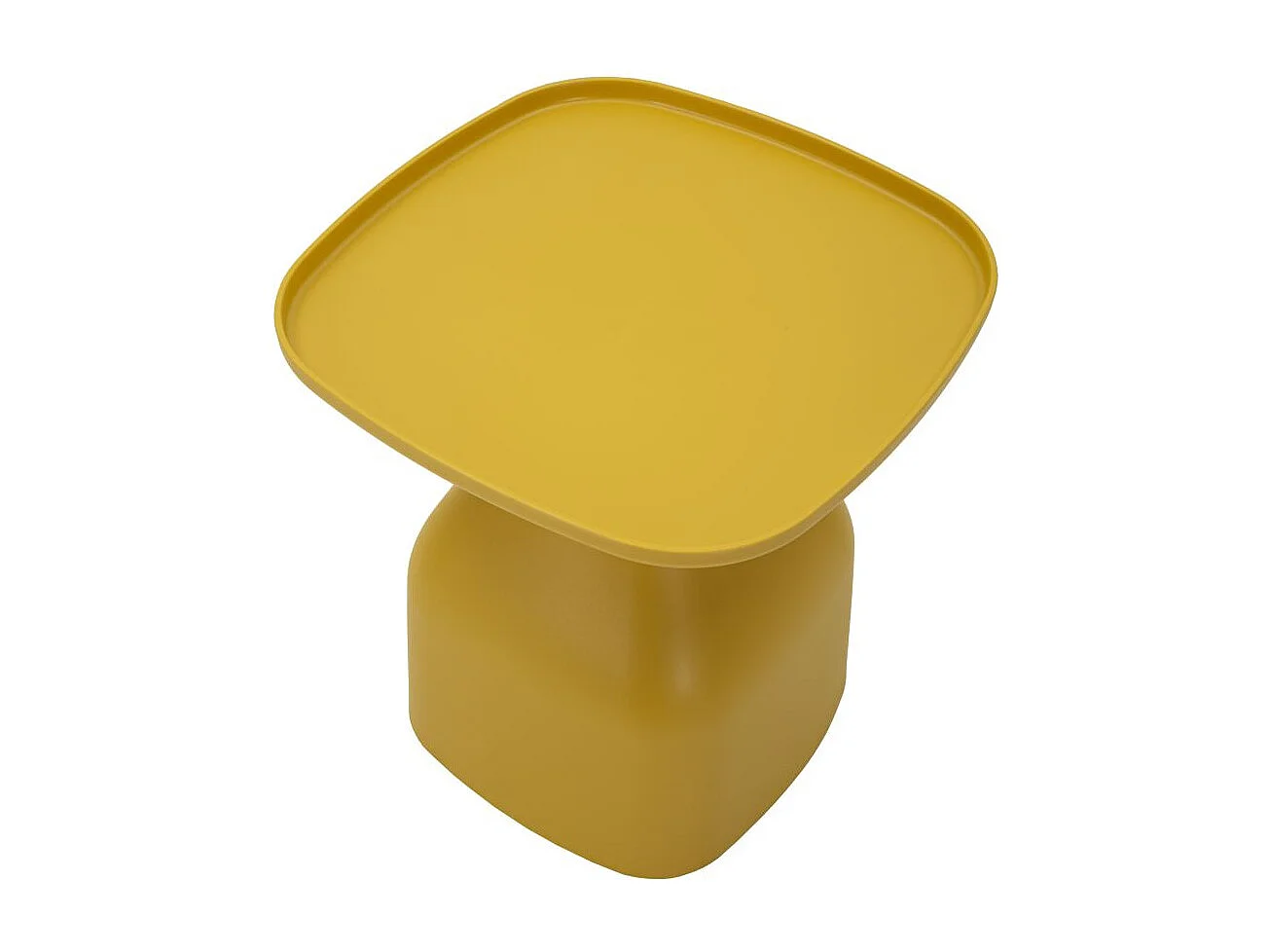 Table d'Appoint Carrée "Gea" 50cm Jaune