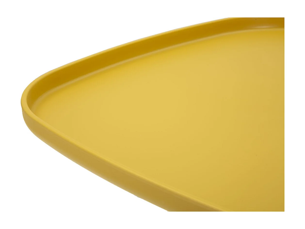 Table d'Appoint Carrée "Gea" 50cm Jaune