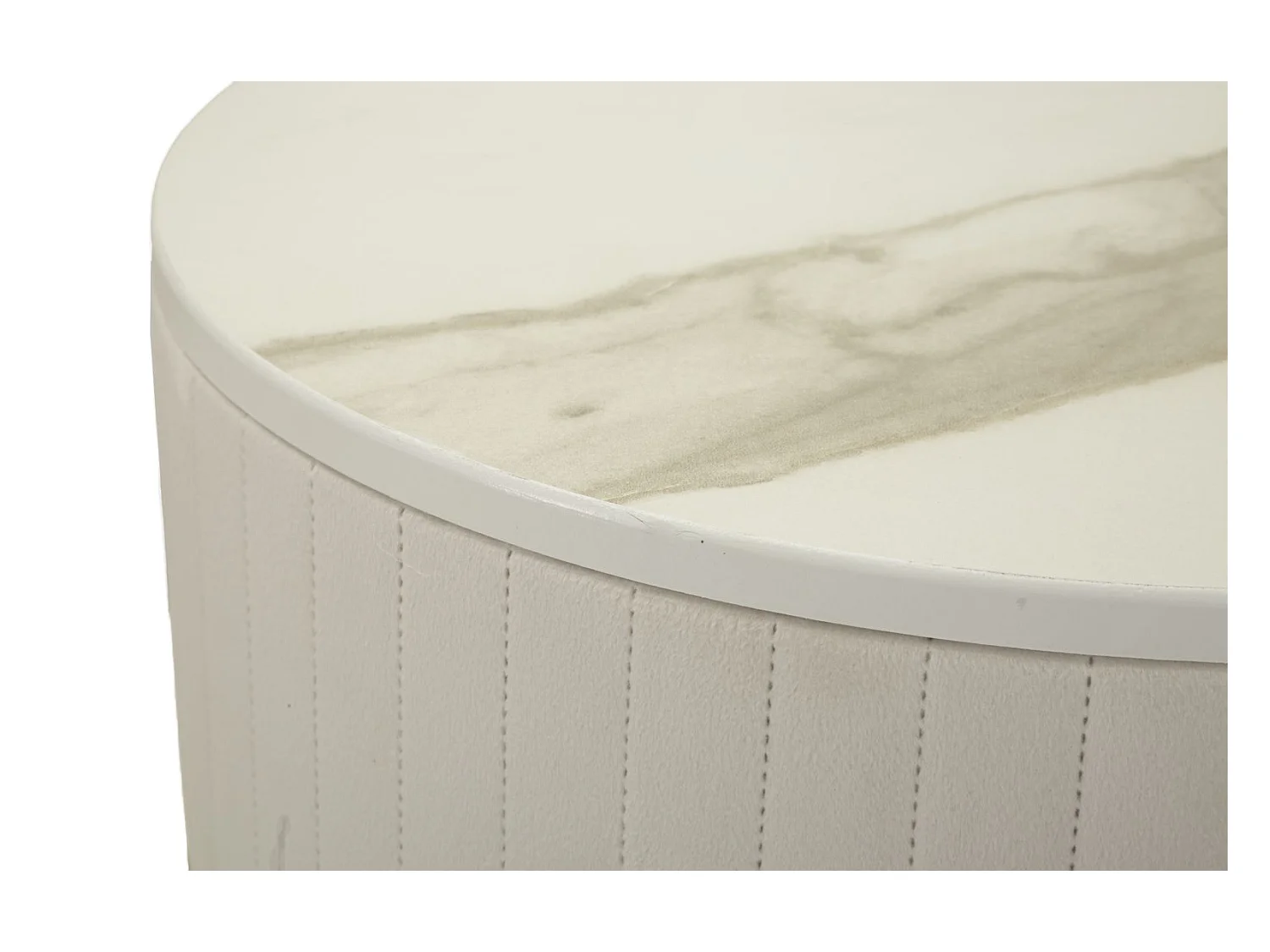 Set de 2 tables d'appoints en mdf et métal Wedding