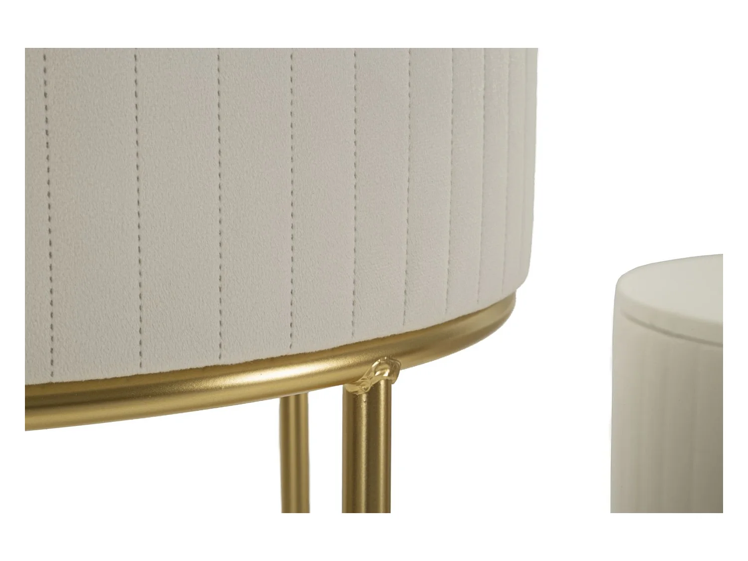 Set de 2 tables d'appoints en mdf et métal Wedding