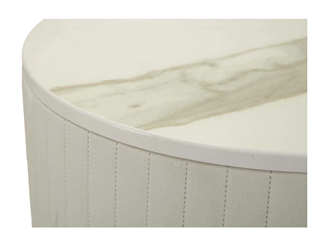 Set de 2 tables d'appoints en mdf et métal Wedding