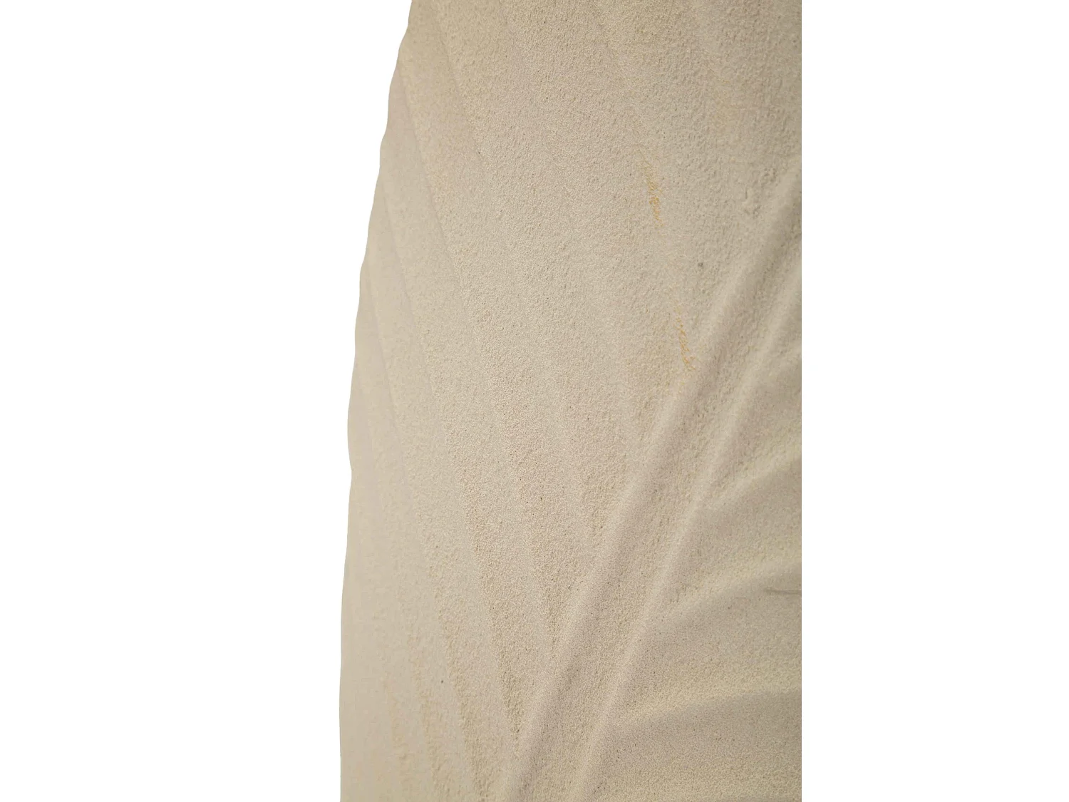 Vase en métal couleur crème cm 31x13x53,5