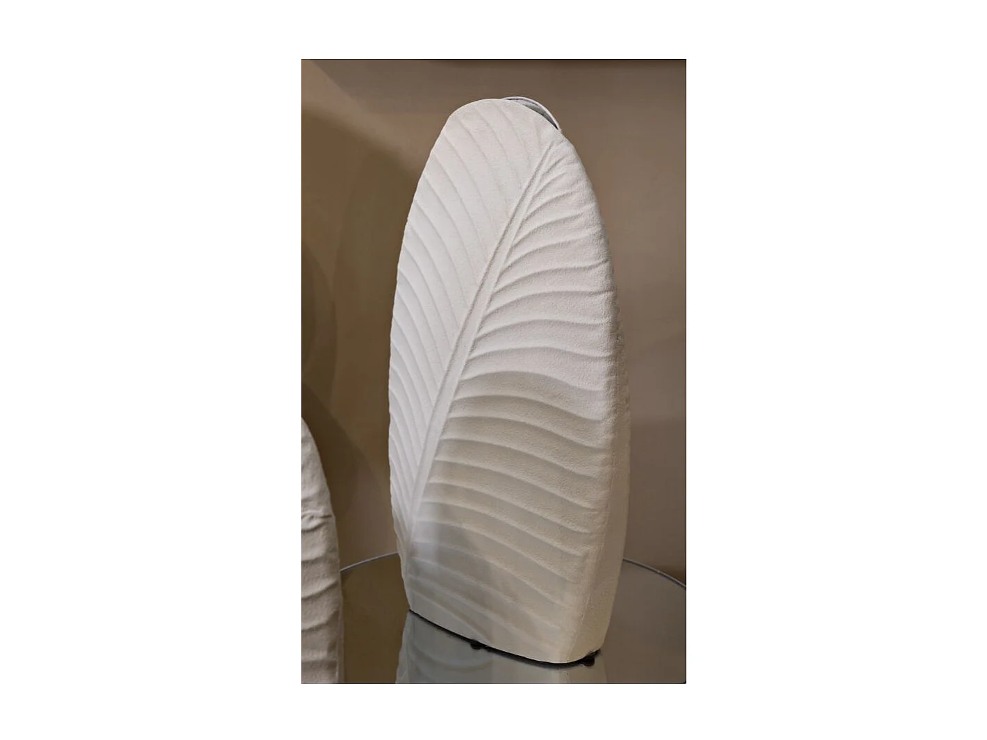 Vase Design "Dune" 53cm Crème