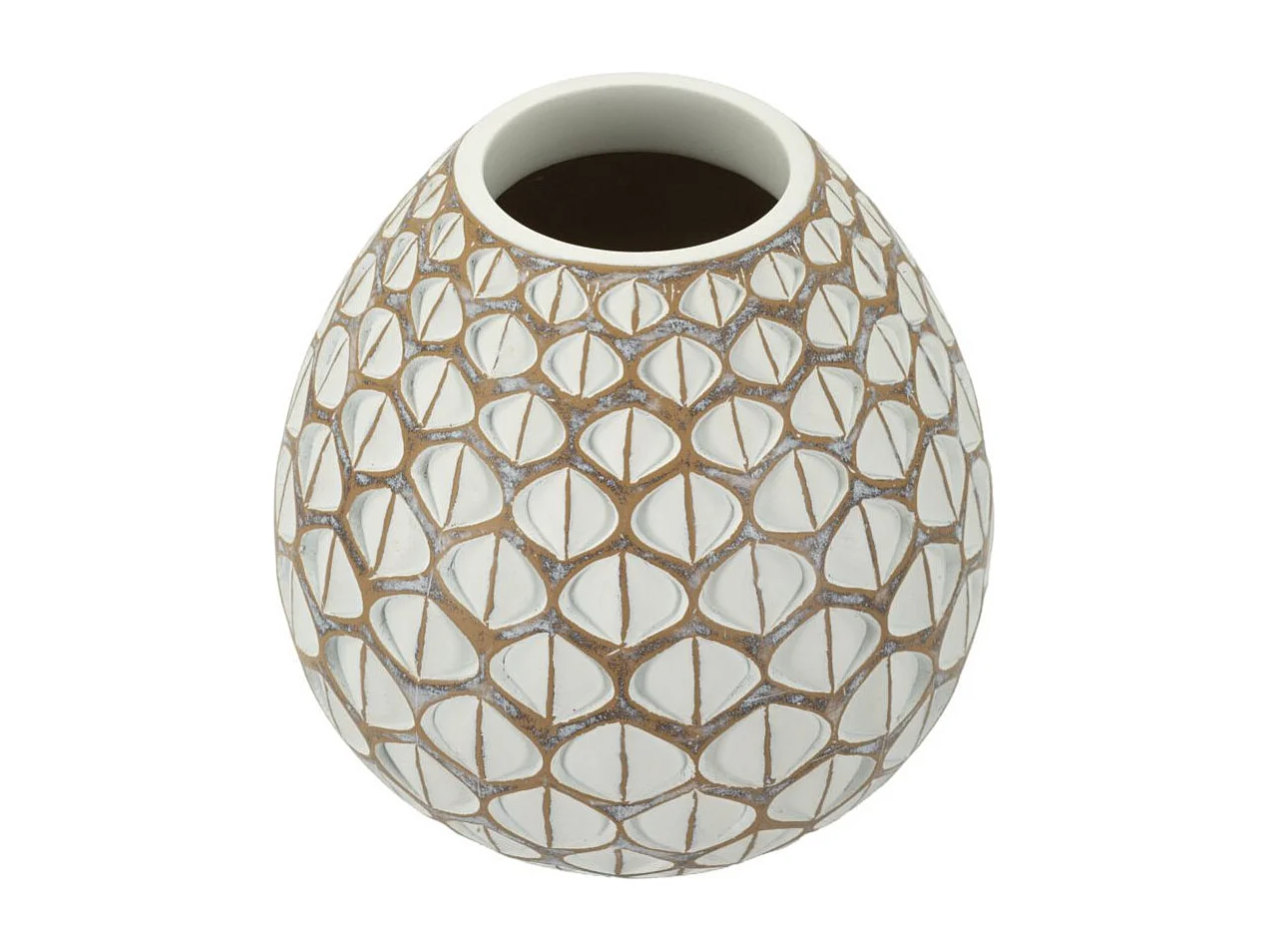 Vase Déco en Résine "Tibet" 27cm Multicolore