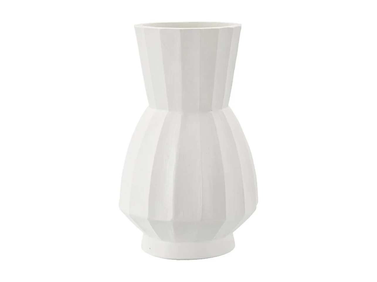 Vaso in magnesio colore bianco cm ø 24x41