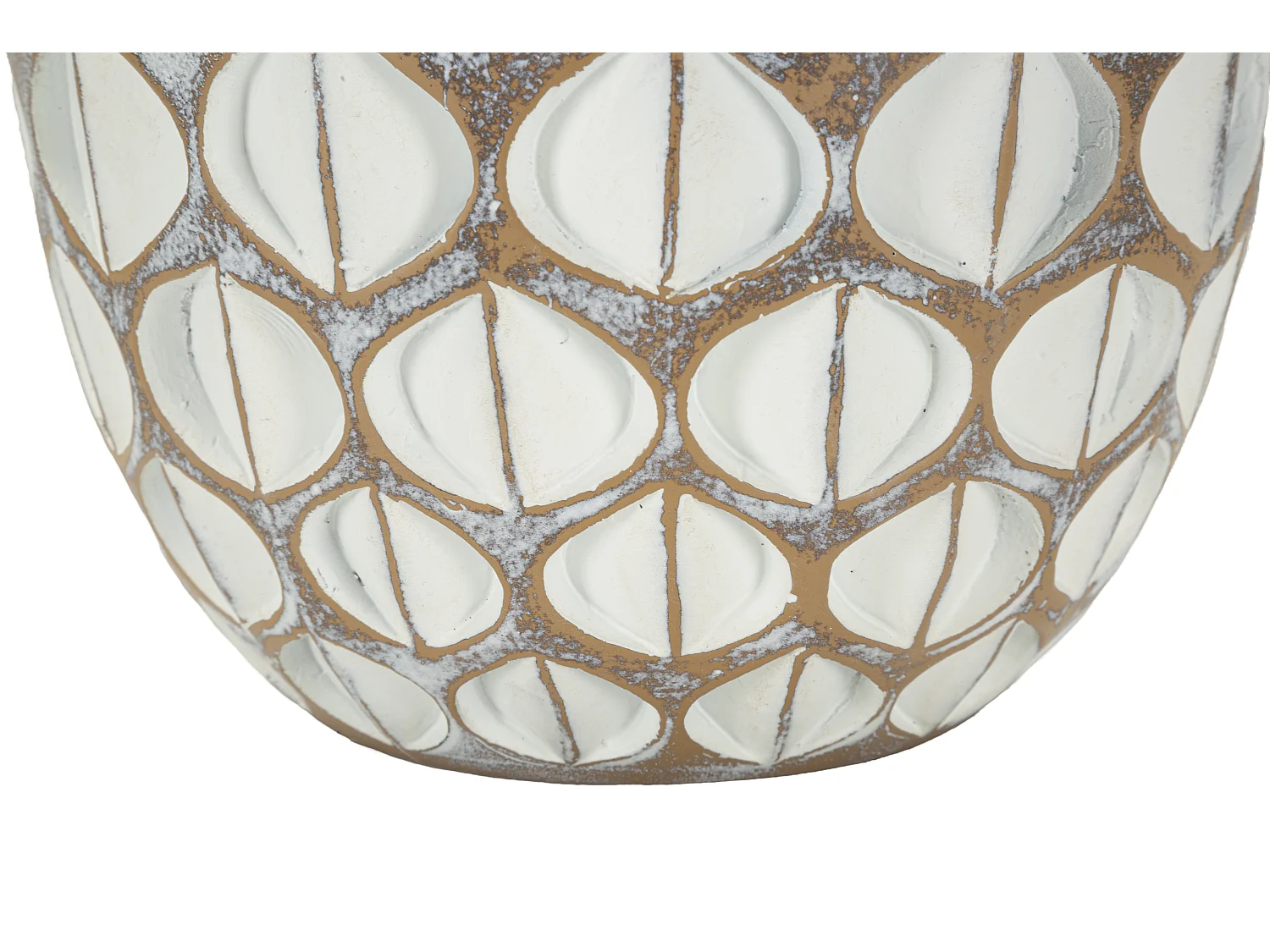 Vase en résine blanche cm cm ø 20x45,5