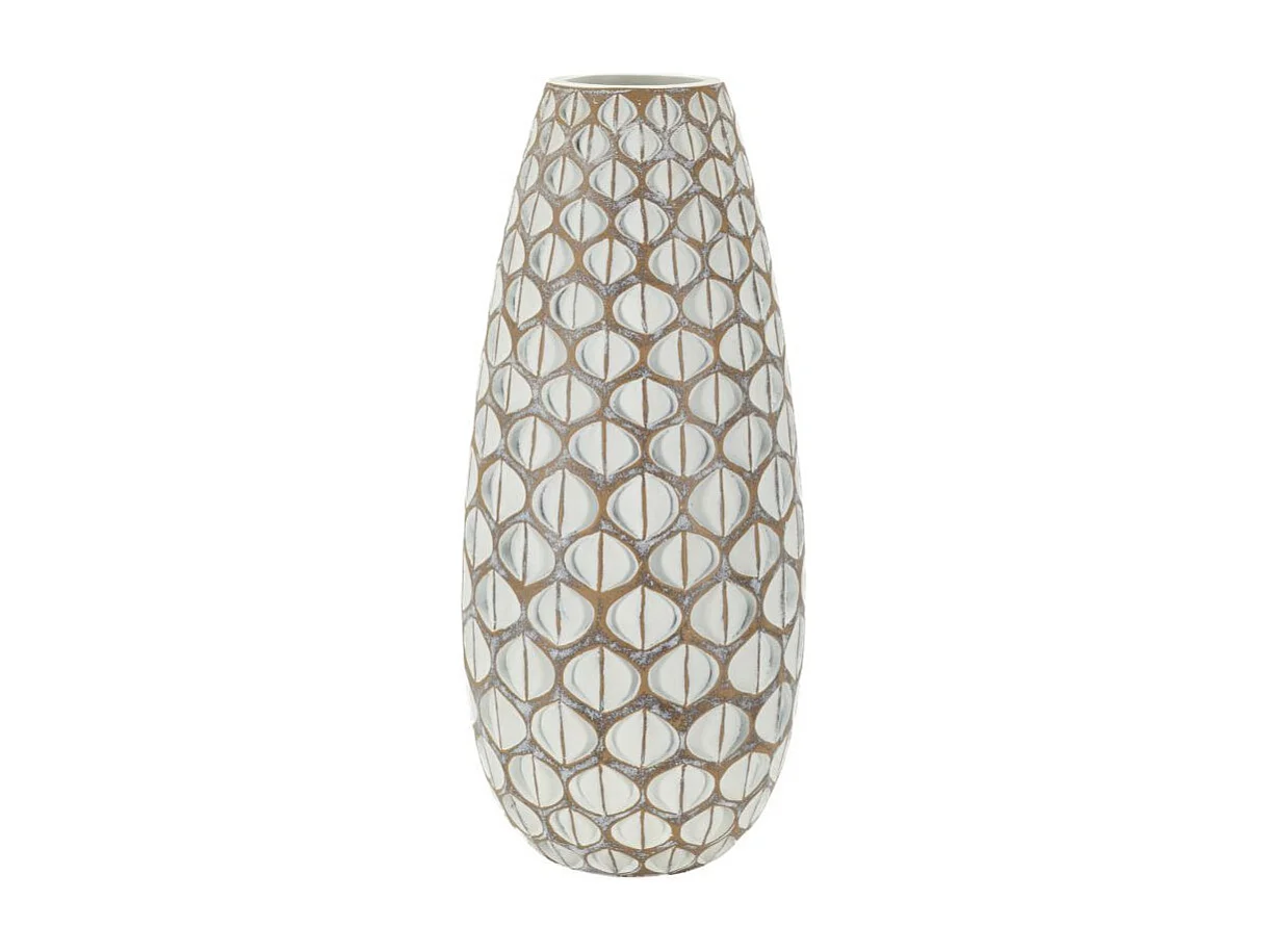 Vase Déco en Résine "Tibet" 45cm Multicolore