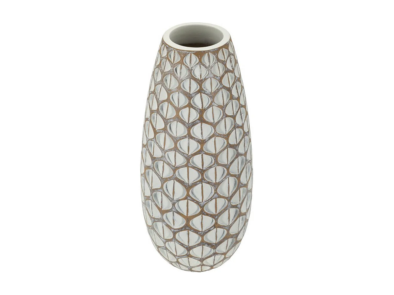 Vase Déco en Résine "Tibet" 45cm Multicolore