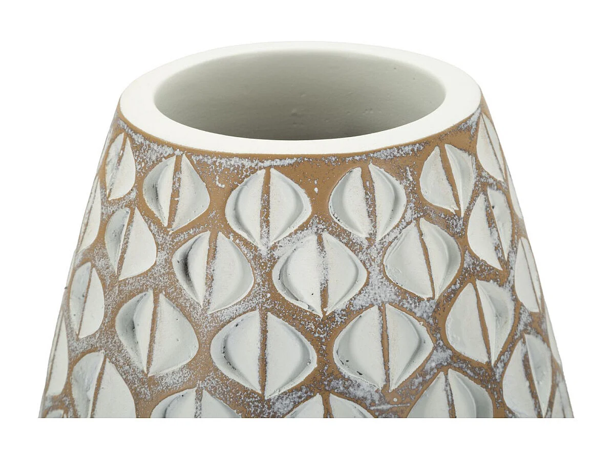 Vase Déco en Résine "Tibet" 45cm Multicolore