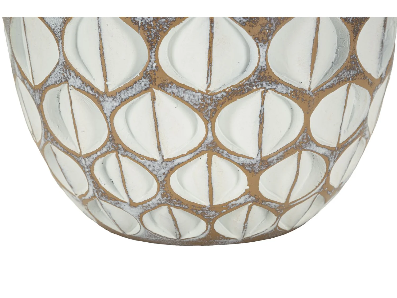 Vase Déco en Résine "Tibet" 45cm Multicolore