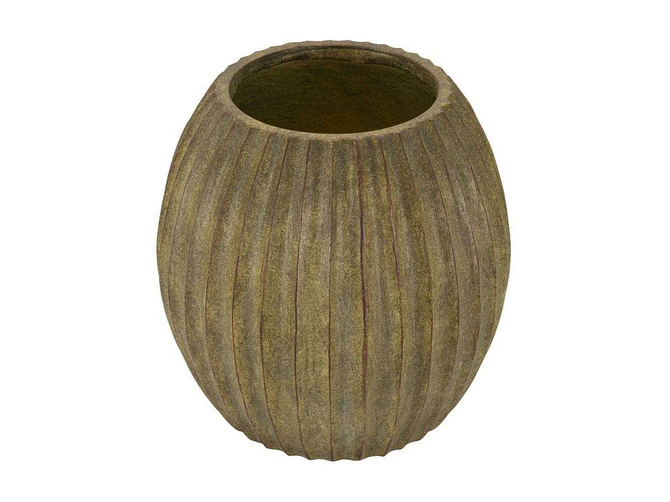 Vase en magnésie Breeze 32 x 32.5 cm