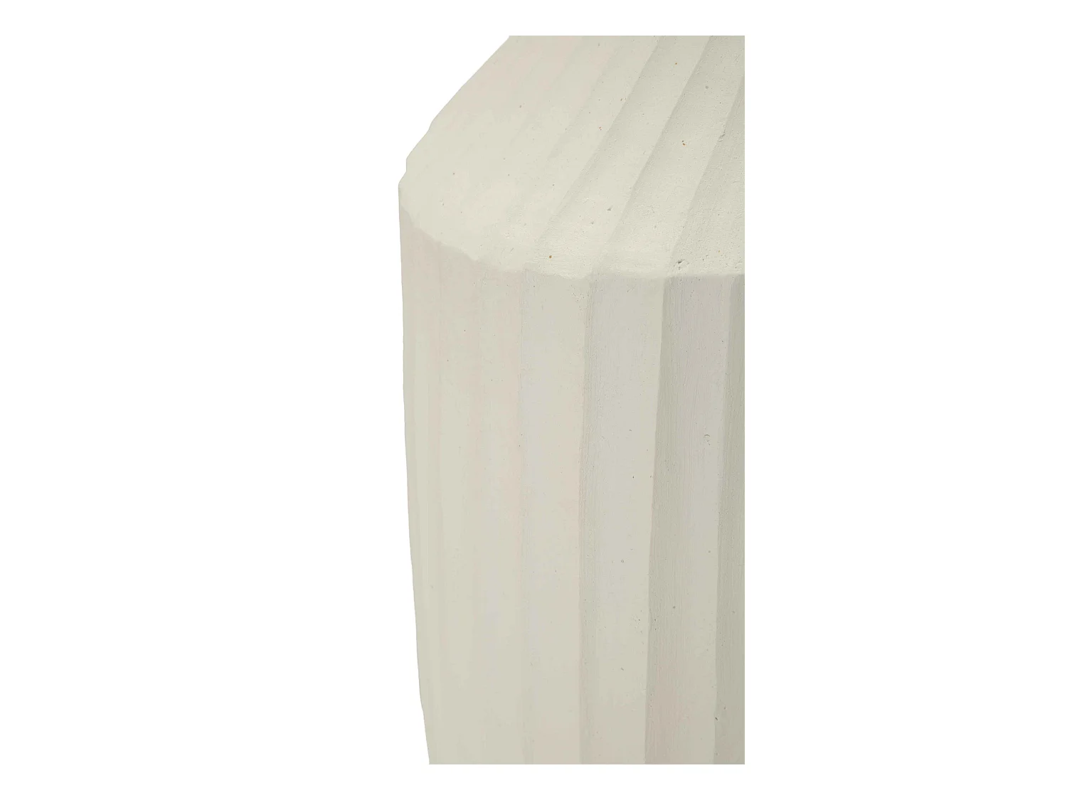 Vaso in magnesio colore crema cm ø 28,5x50,5