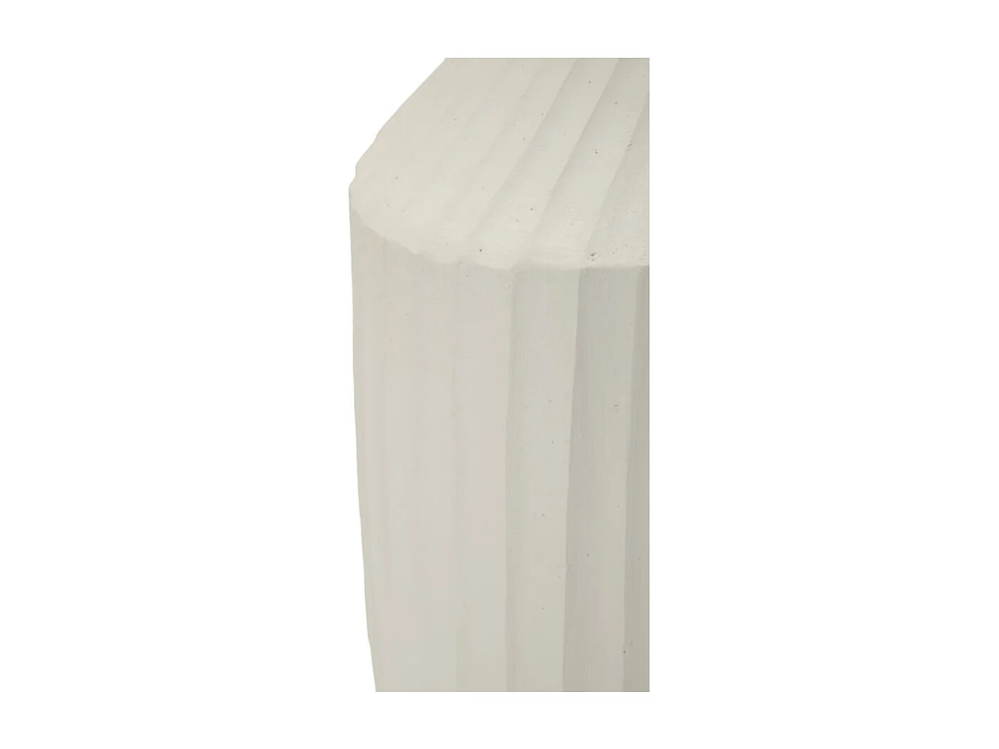 Vaso in magnesio colore crema cm ø 28,5x50,5