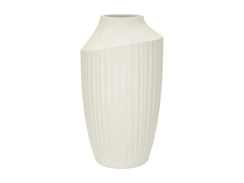 Vase en magnésie Ice  28.5 x 50.5 cm