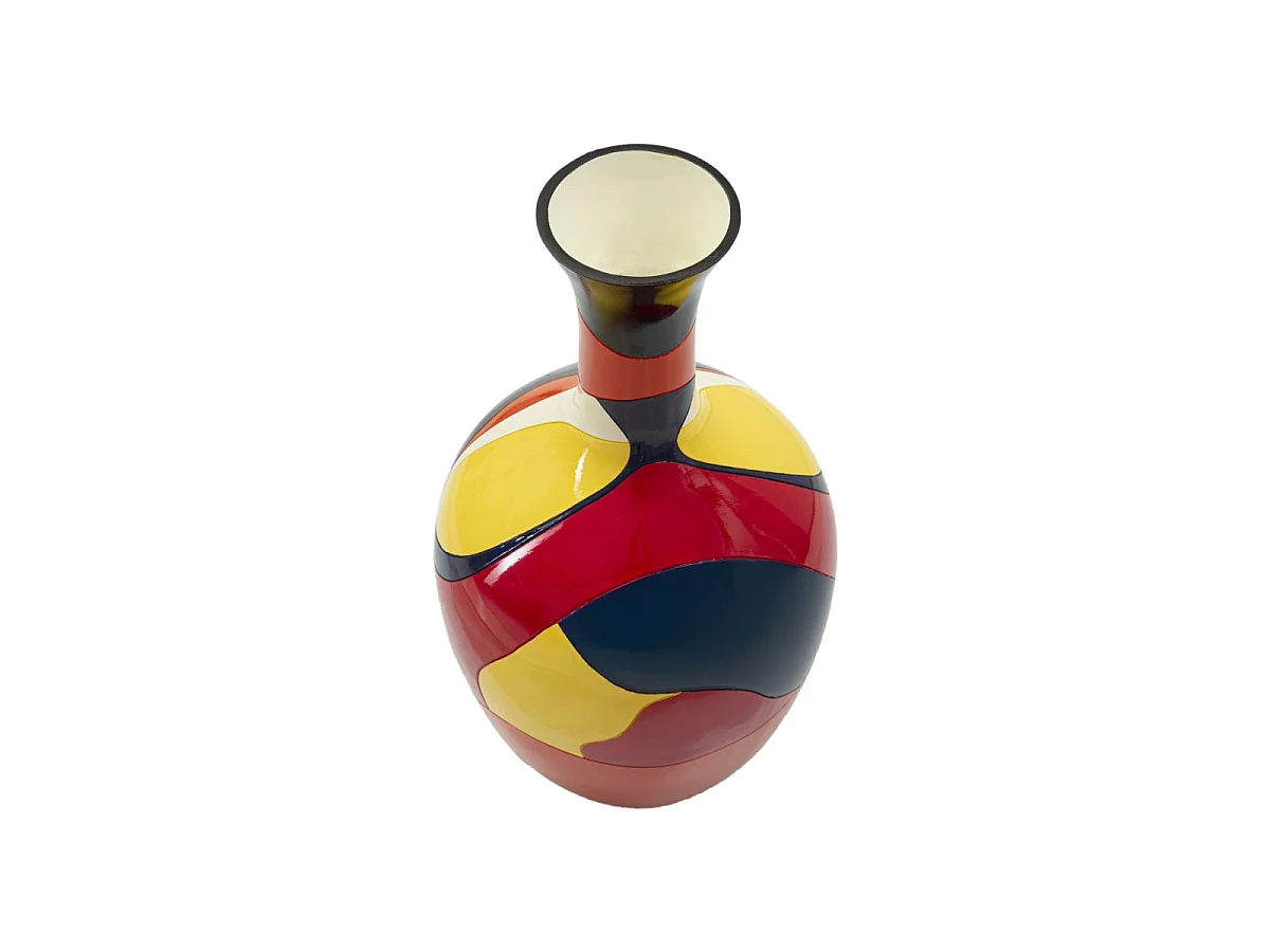 Vase Déco en Résine "Rubic" 59cm Multicolore