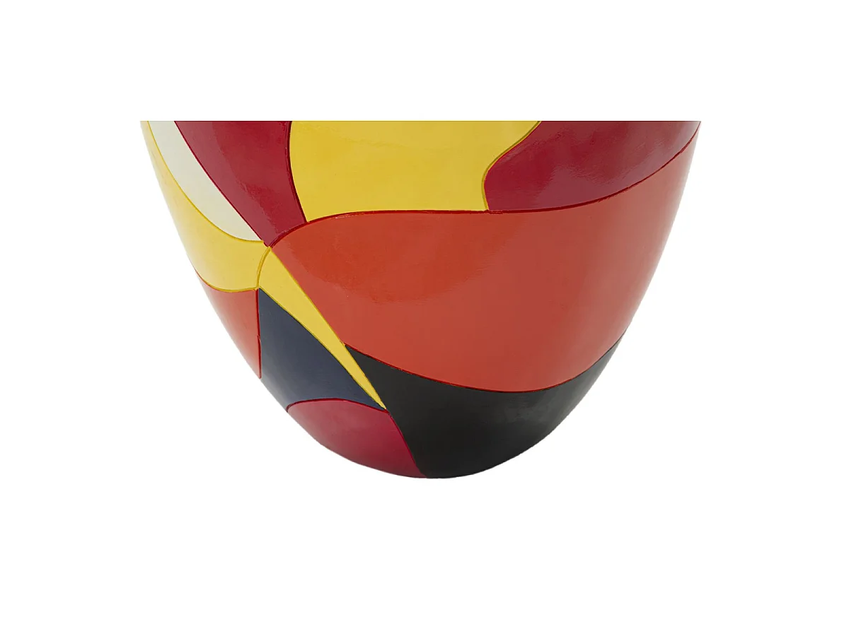 Vase Déco en Résine "Rubic" 59cm Multicolore