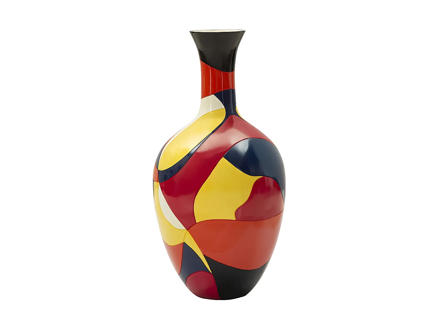 Vase Déco en Résine "Rubic" 59cm Multicolore