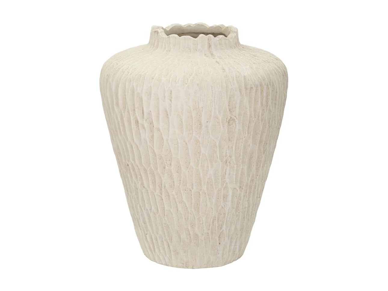 Vase Design "Shade" 40cm Crème