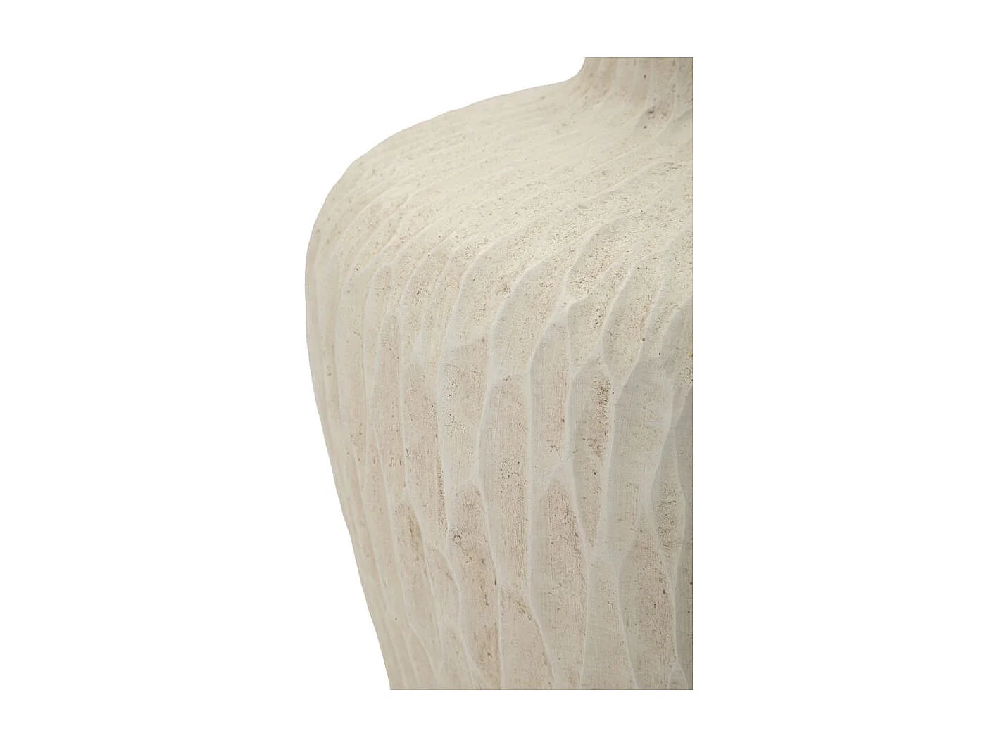 Vase Design "Shade" 40cm Crème