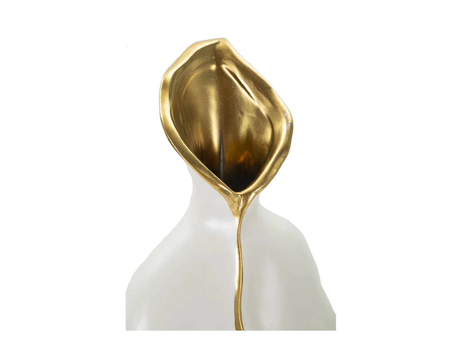 Vase Design en Céramique "Uma" 40cm Blanc