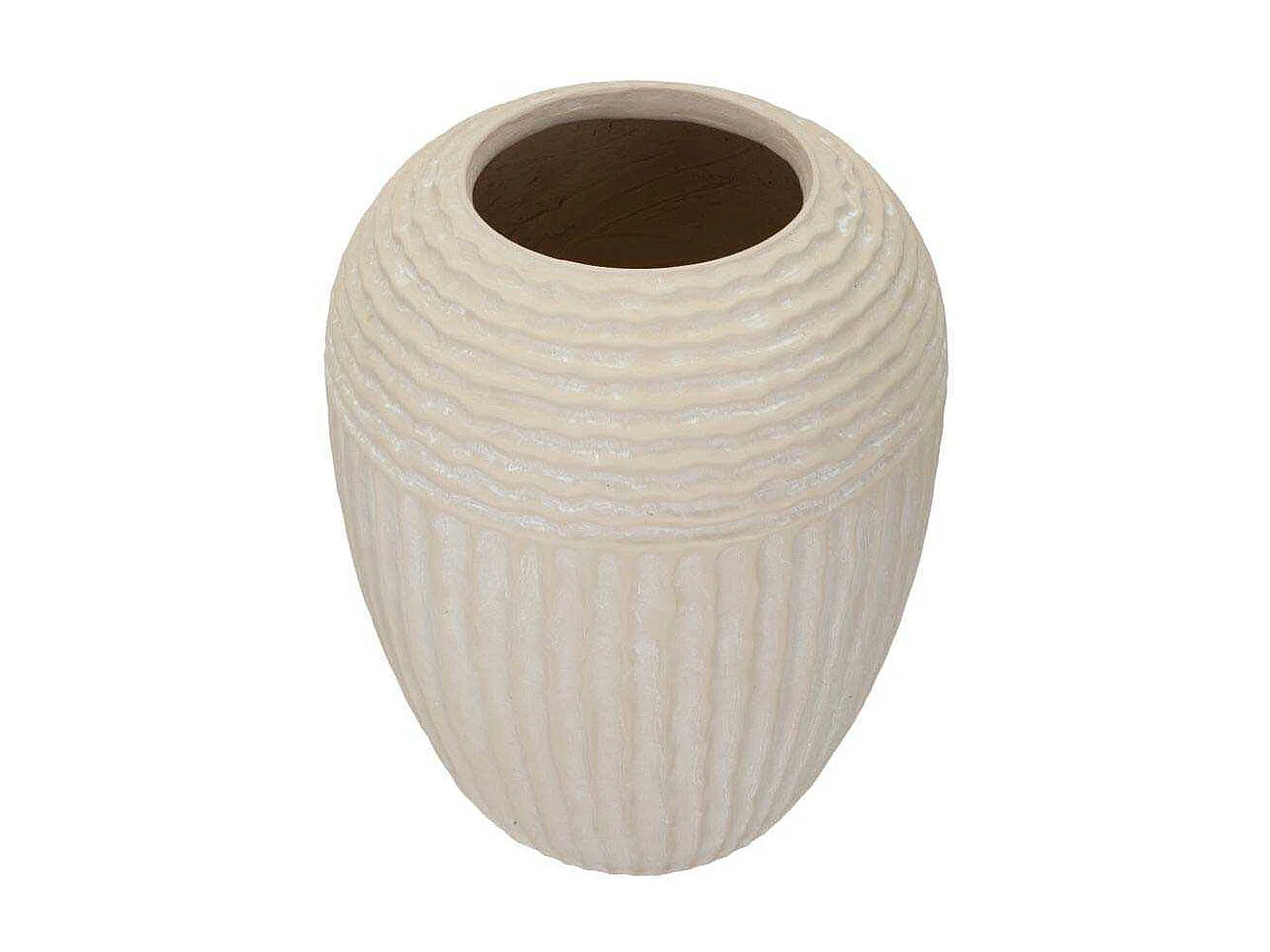 Vase en magnésie Mist 30 x 38.5 cm