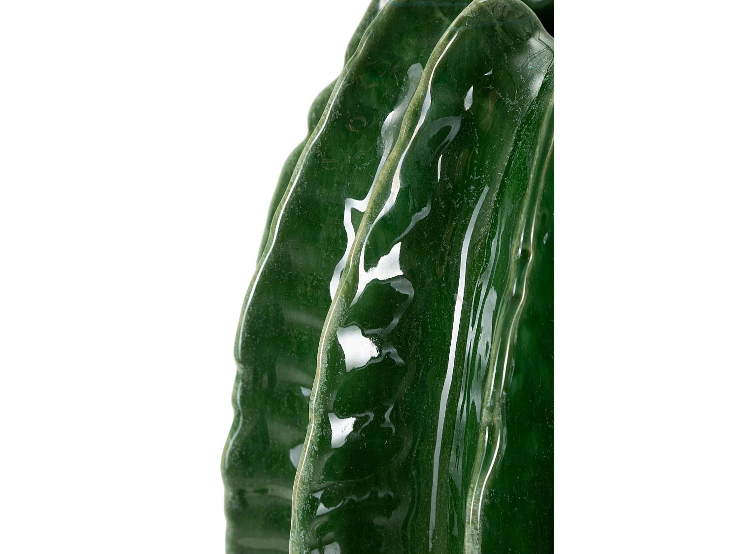 Vaso in ceramica colore verde cm ø 28x31