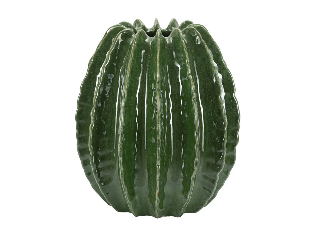 Vaso in ceramica colore verde cm ø 28x31