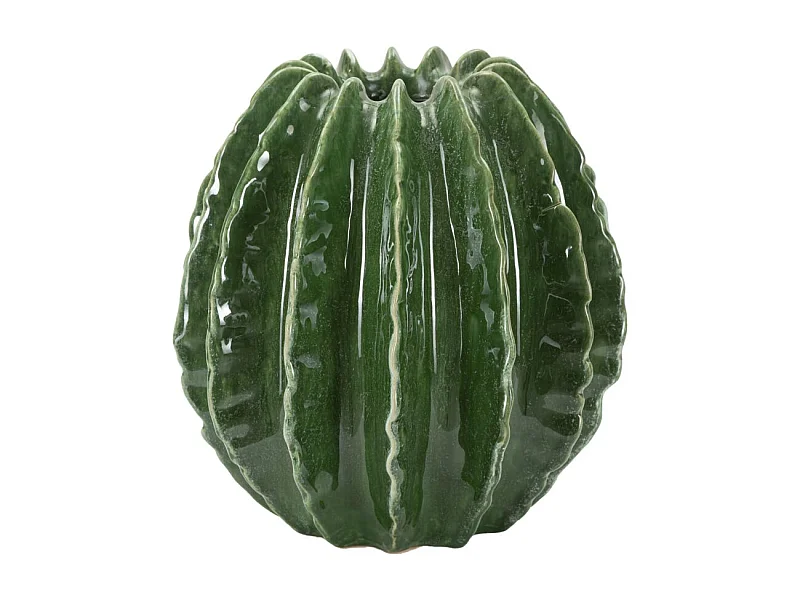 Vaso in ceramica colore verde cm ø 23,5x24,5