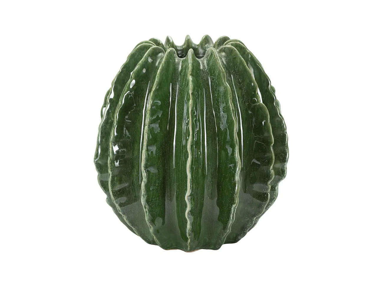 Vaso in ceramica colore verde cm ø 23,5x24,5