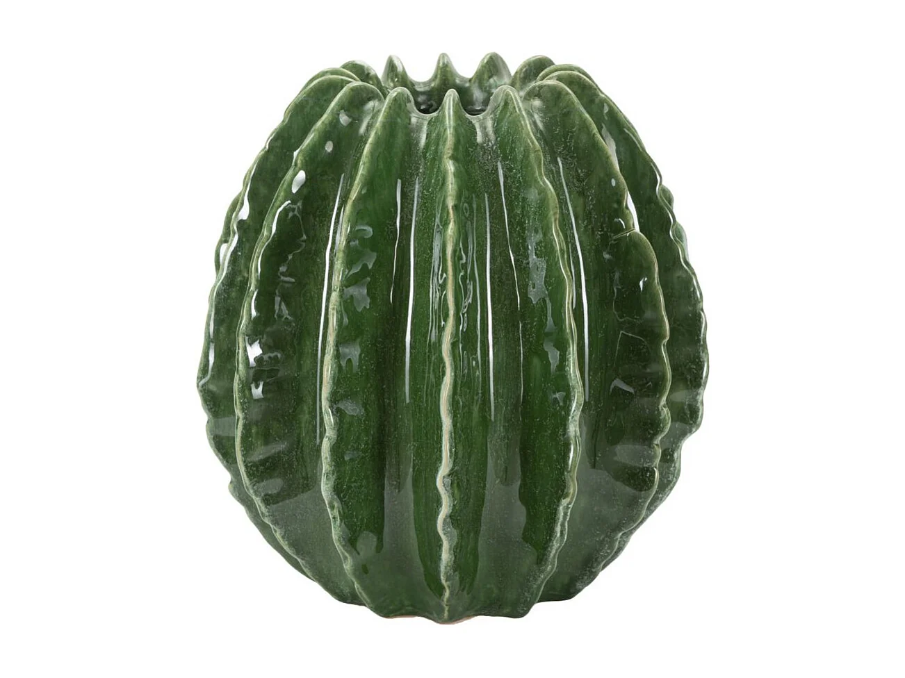 Vaso in ceramica colore verde cm ø 23,5x24,5